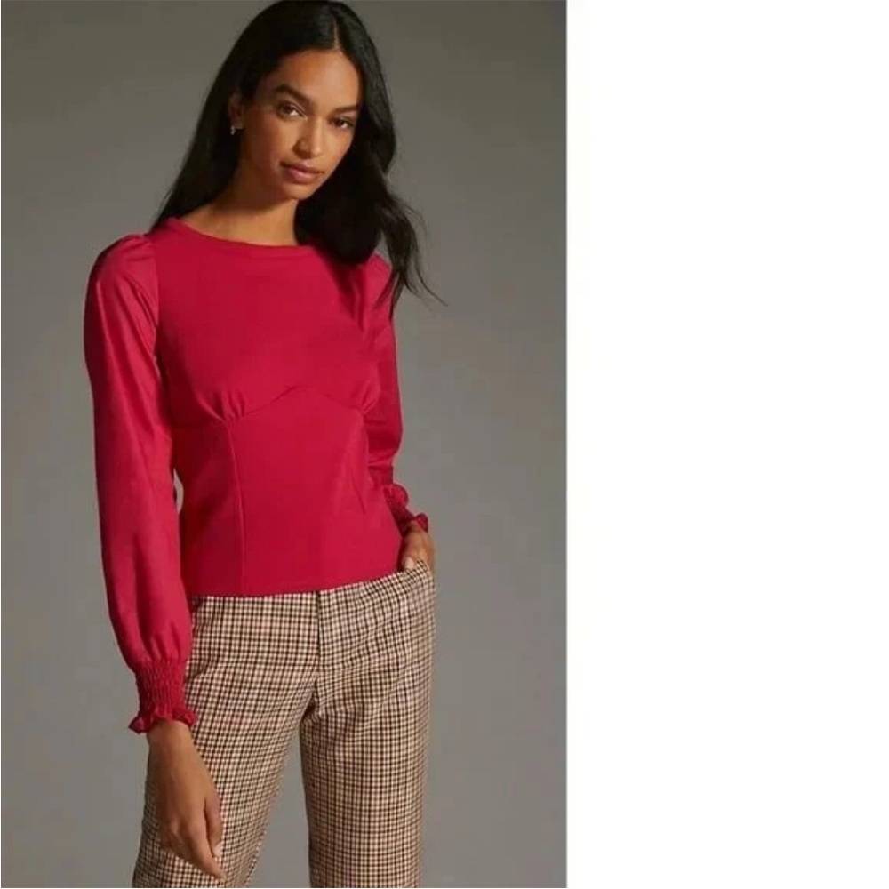 By Anthropologie blouse top sz Medium